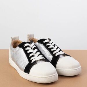 Christian Louboutin Silver Sneakers